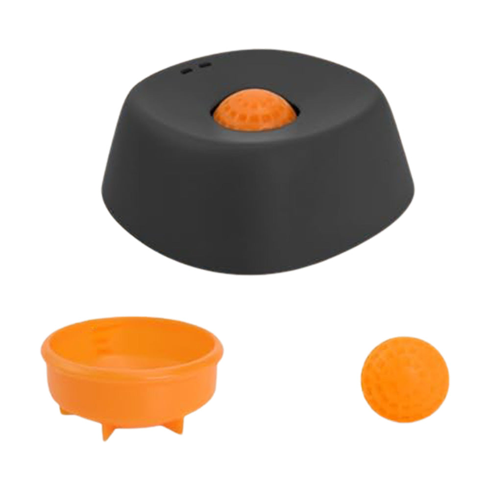 Slow Feeder Dog Bowls With Rolling Ball Anti-Choking For Liquid Treat