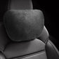 Faux Suede Car Headrest Pillow