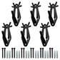 6Pcs European Mount Skull Hanger Deer Antler Bracket Heavy Duty Stainless Steel