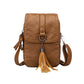 PU Leather Small Cell Phone Crossbody Bag
