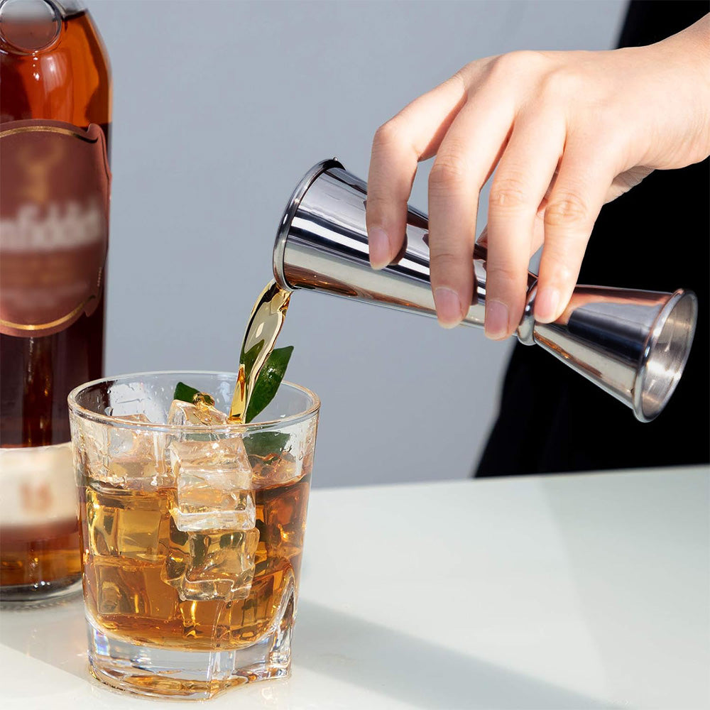 Stainless Steel Double Jigger 30ml 60ml Cocktail Bar Measuring Cup