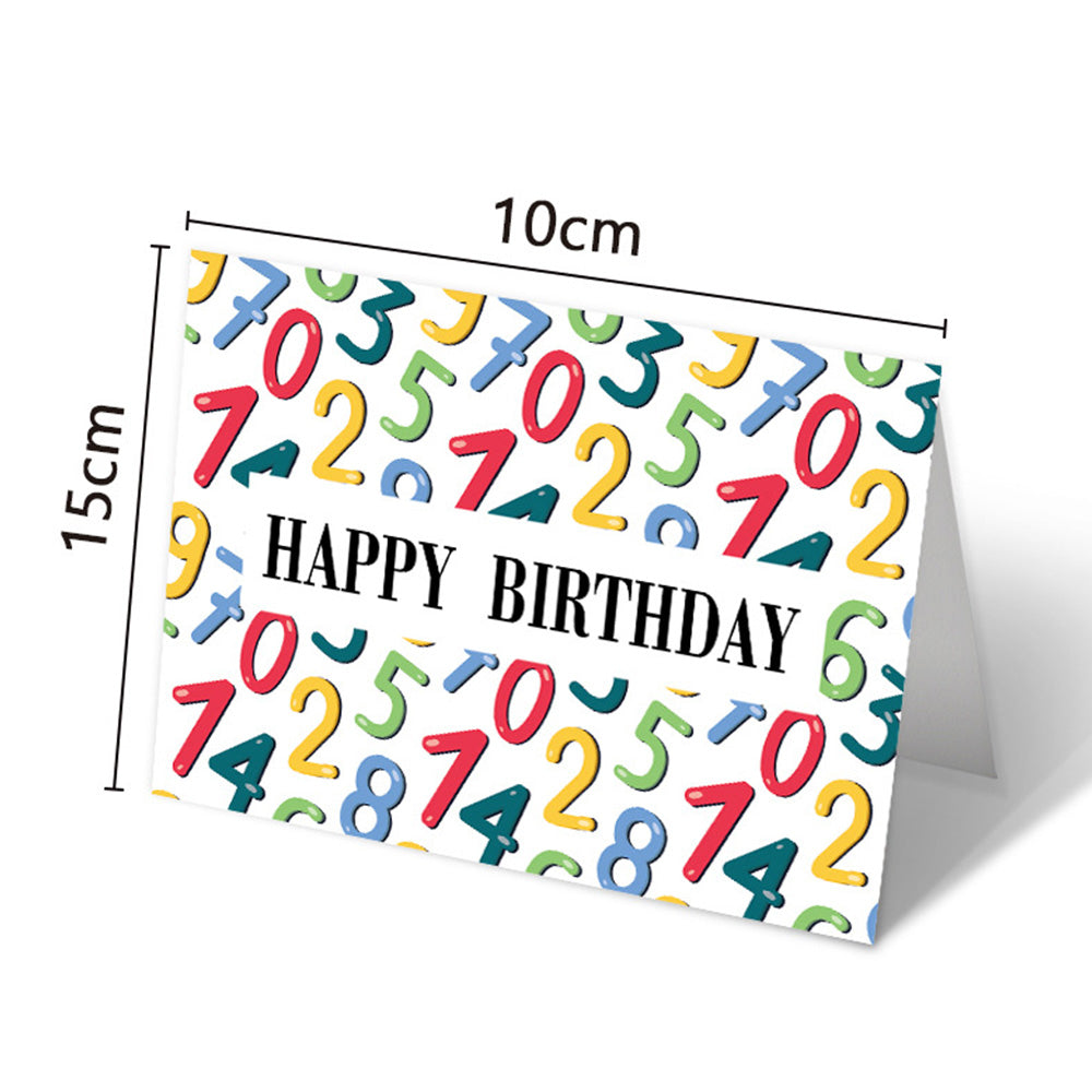 24Pcs Unique Birthday Cards Happy Birthday Card Bulk with Envelopes and Stickers