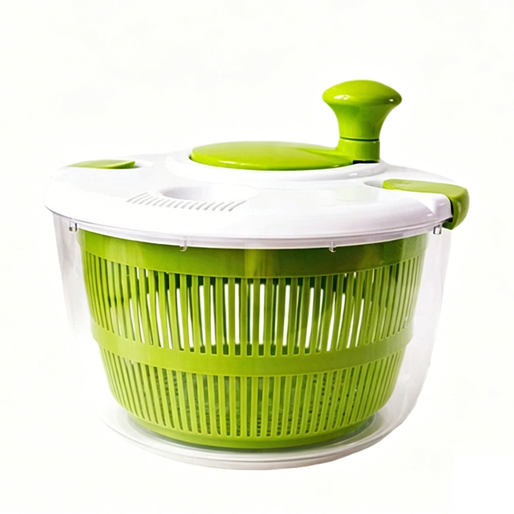 Salad Spinner Fruit Drain Basket Vegetable Handheld Dryer Hand Crank Centrifuge