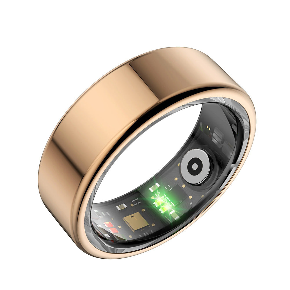 Smart Health Ring Tracking Heart Rate Blood Oxygen Sleep with Charging Case Waterproof