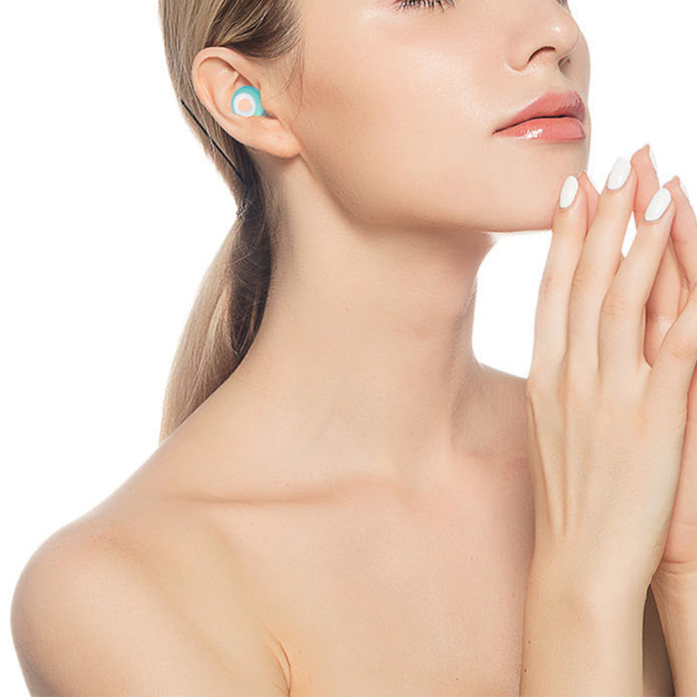 Silicone Ear Plugs Noise Canceling Reusable Earplugs For Sleep Concerts Study