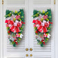 25x6x50cm Christmas Wreath Candy Cane Ornament Hanging Xmas Door Wall Decor