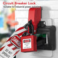 Circuit Breaker Lock Integrated Industrial Security Breaker Lock