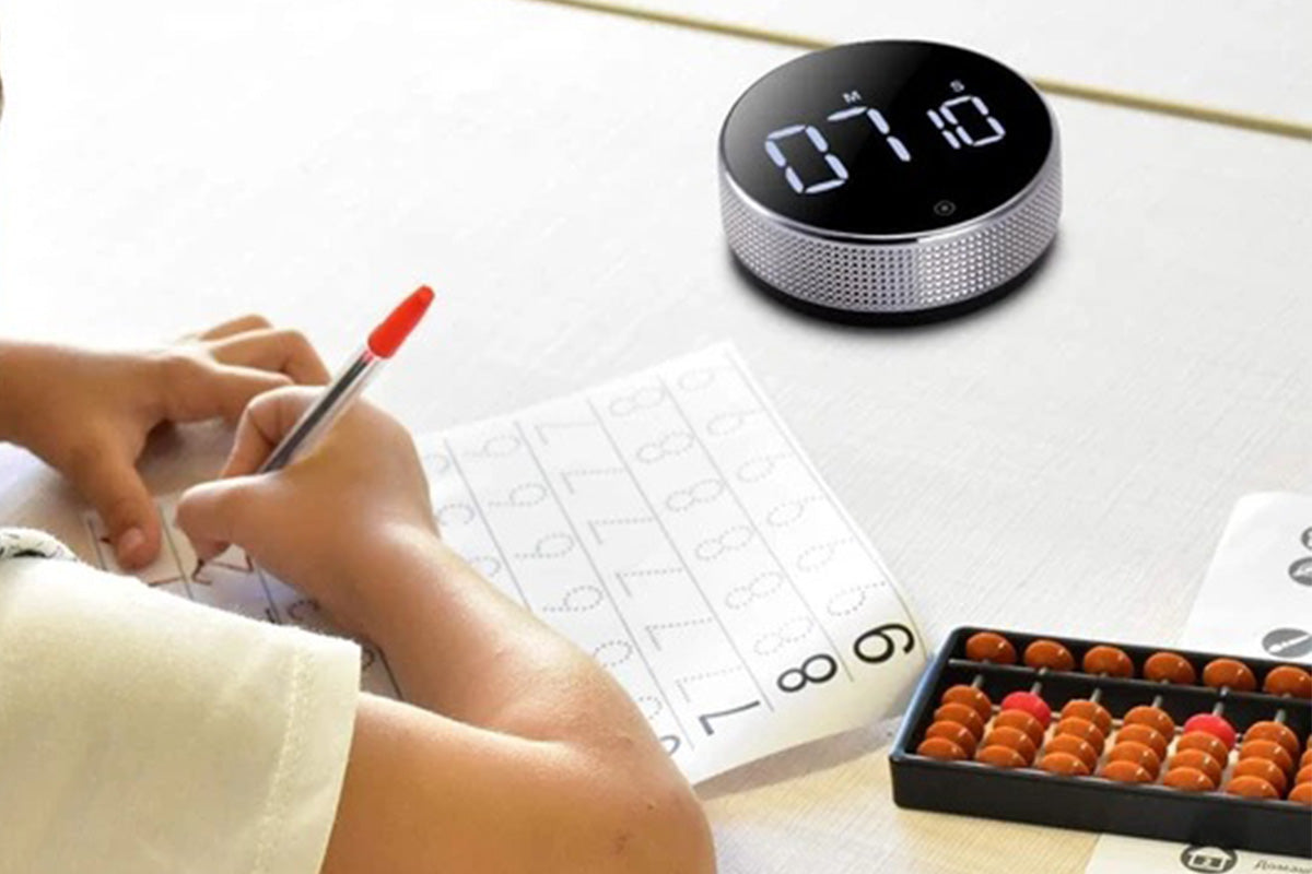LED Digital Kitchen Timer Stopwatch for Cooking Learning and Classroom