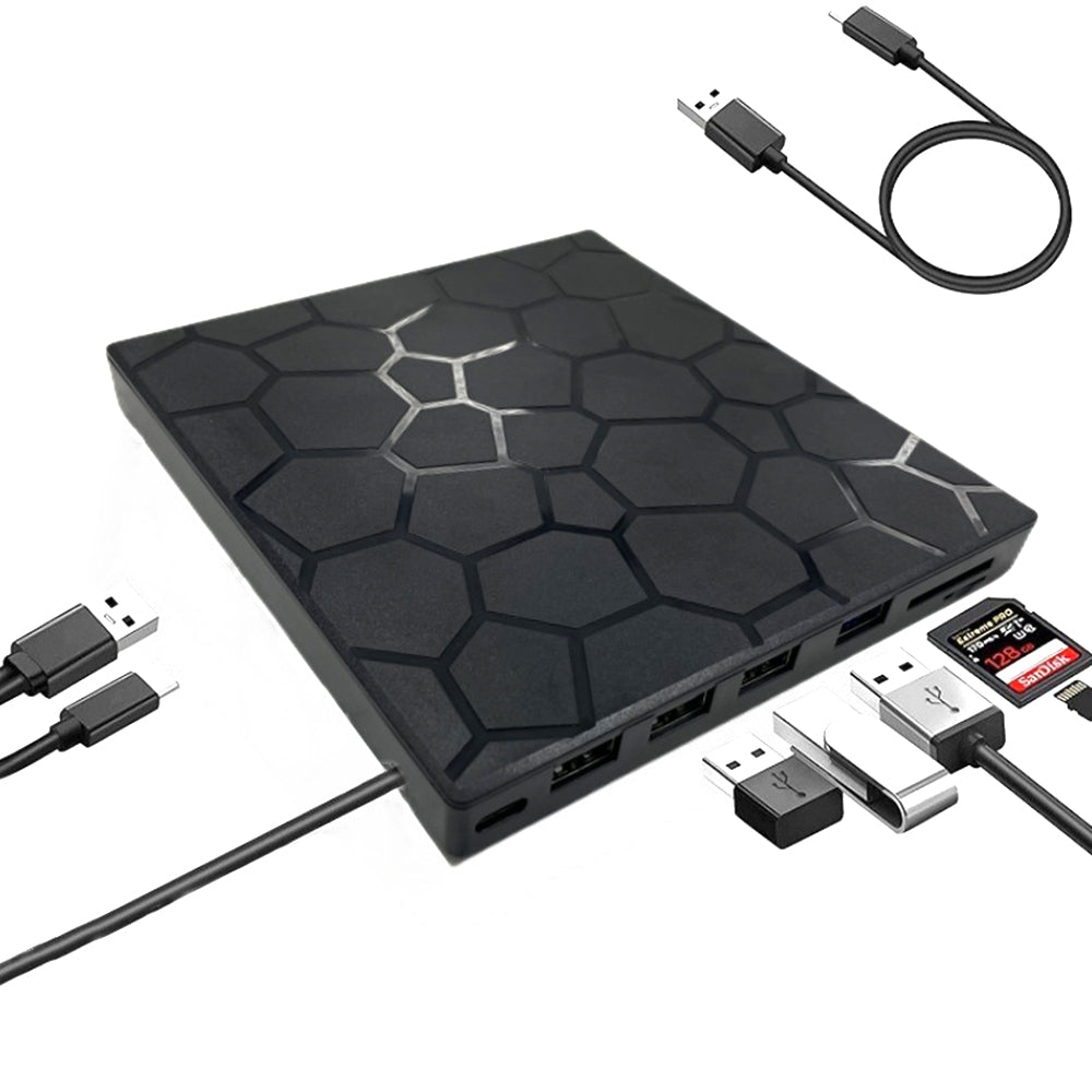 USB3.0 Type-C External DVD Drive Disc Player Burner Reader Writer For PC Laptop