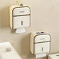 Wall Mount Toilet Paper Holder with Shelf 2-in-1 Tissue Dispenser for Bathroom