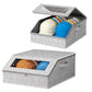 Large Capacity Hat Organizer Box Holds 30 Hats for Baseball Cap Wide Brim Cap