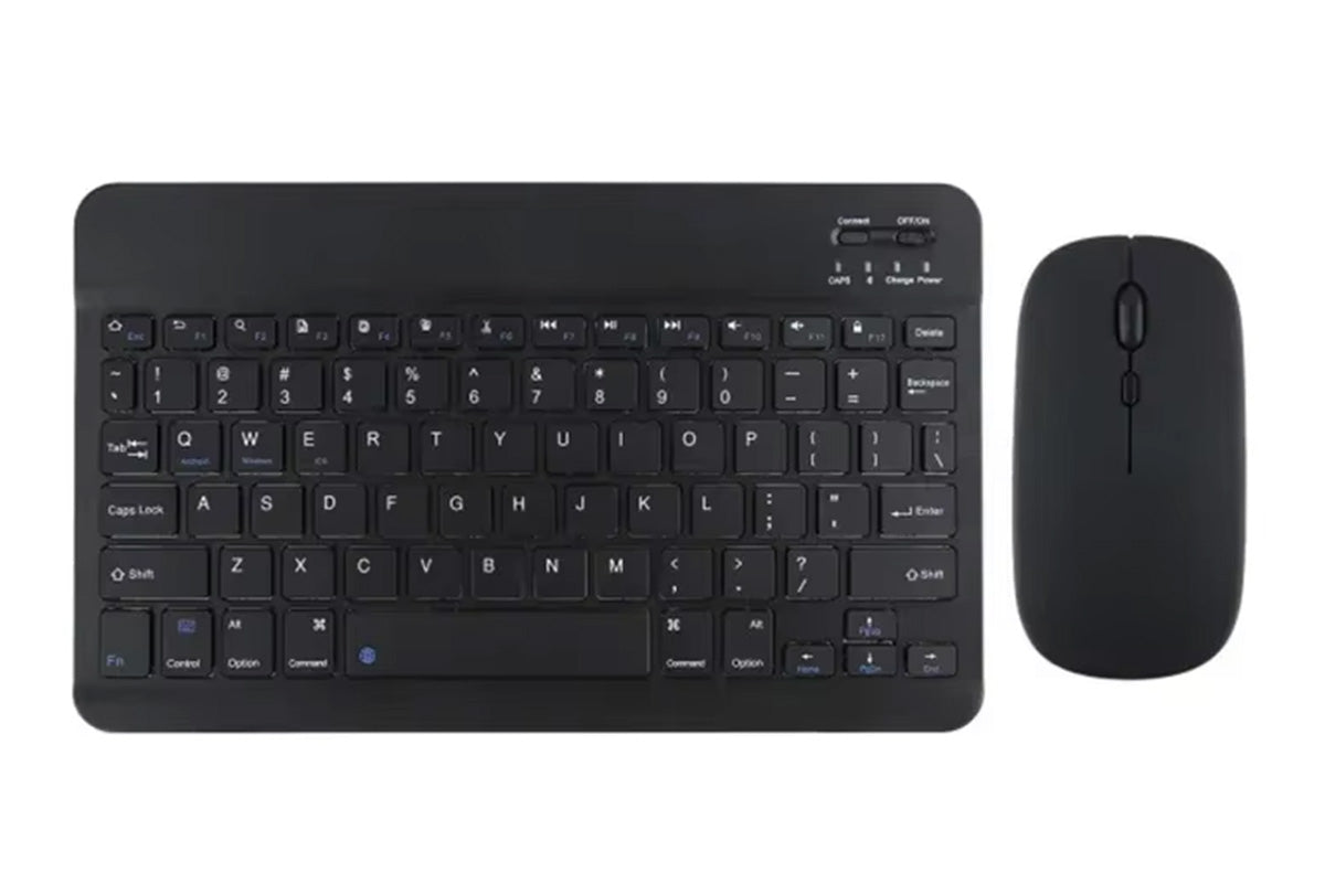 Ultra Slim Portable Wireless Bluetooth Keyboard Mouse Combo for Tablet Laptop
