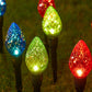 LED Strawberry Pathway Lights Solar Powered Outdoor Decoration for Lawn and Holiday Yard