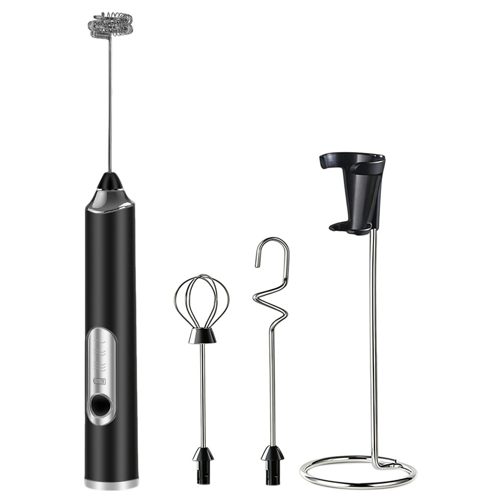 3 in 1 Milk Frother Electric Coffee Stirrers for Coffee Latte Oat Milk