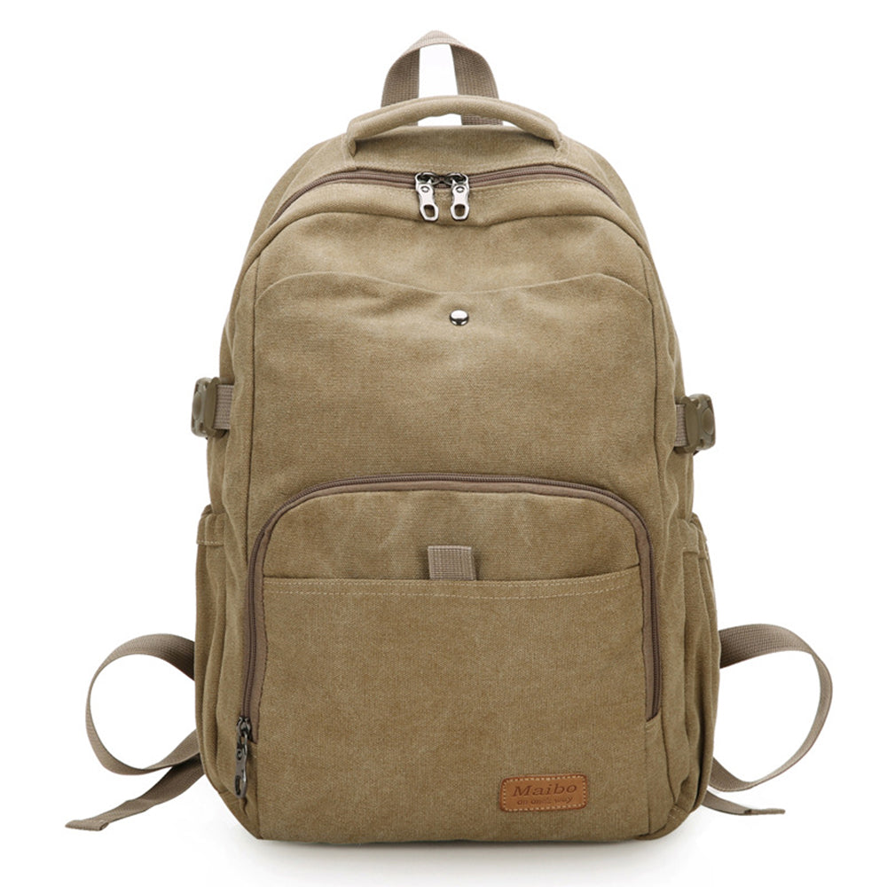 Large Capacity Canvas Backpack Laptop Notebook School Travel Backpack