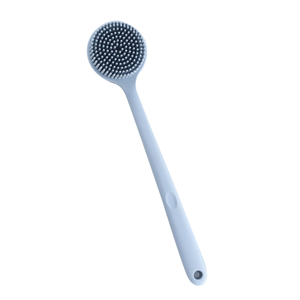 Silicone Body Brush Bath Brush Back Scrubber Long Handle Bath Shower Brush
