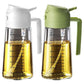 2 Pcs Measuring Oil Dispenser Bottle with Spray and Pour