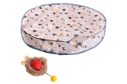 Interactive Cat Toys Ball Electric Motion Activate Cat Toy Hide and Seek Mouse Catching Game