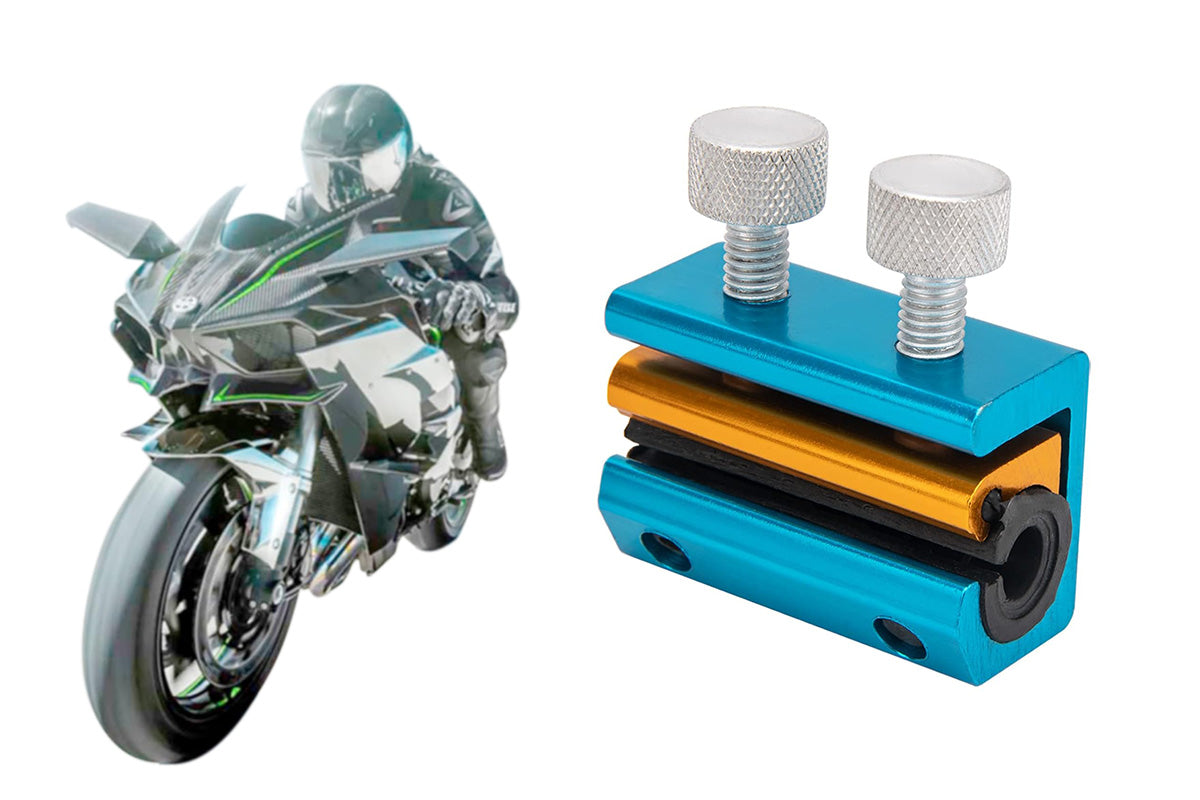 Dual Head Motorcycle Cable Lubricator Tool with Oil Clamp