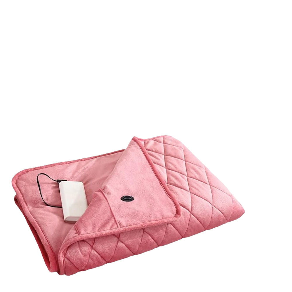 140x100cm USB Plug Electric Heated Shawl Blanket with 3 Heating Levels