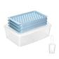 104 Grid Ice Ball Tray with Storage Bin Scoop Stackable Ice Cube Mold Set
