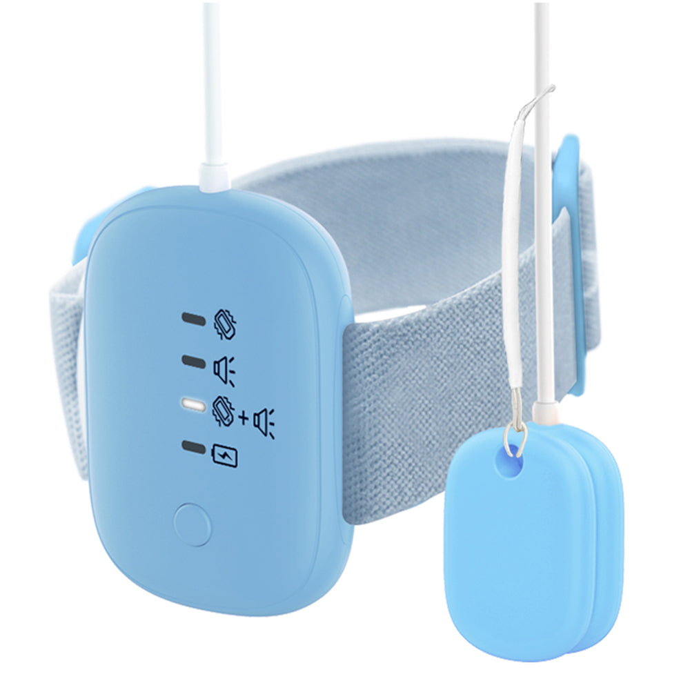 Bedwetting Alarm with Vibration and Sound Sensor Pad