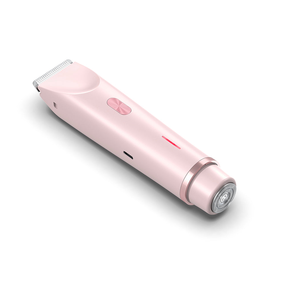 Dual Head Women Body Shaver Bikini Trimmer USB Rechargeable Hair Razor