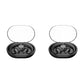 2Pcs Open Ear Headphones With Digital Display Charging Case Bluetooth 5.3 Wireless Sports Headphones