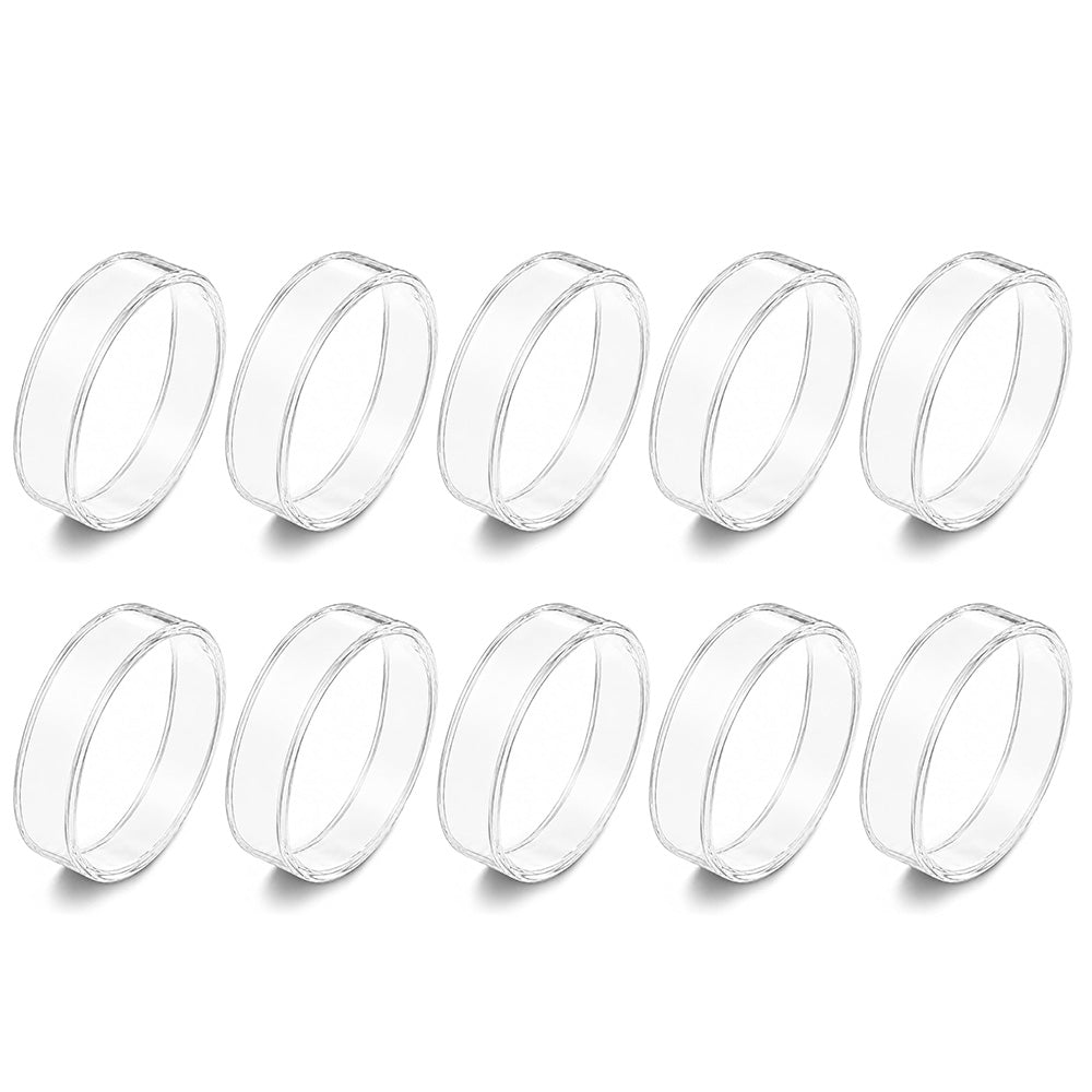10 Pack Clear Silicone Ring Protectors for Oura Ring 5