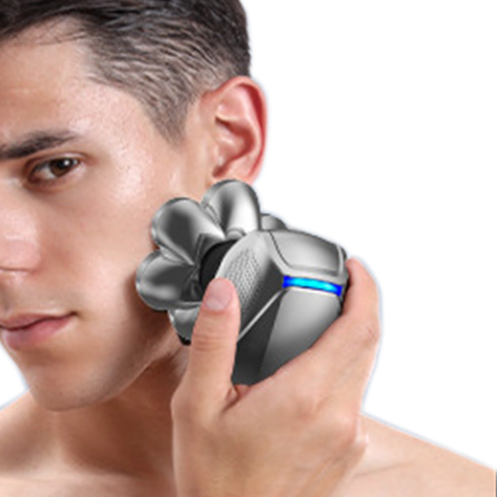7D Head Shavers LED Display Detachable Head Trimmers Dry Wet Bald Head Shavers