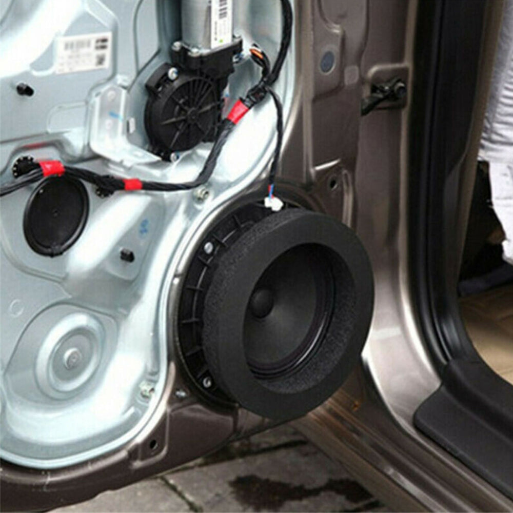 4 Pack Car Speaker Foam Rings and Pads for 6.5-inch Door Speakers
