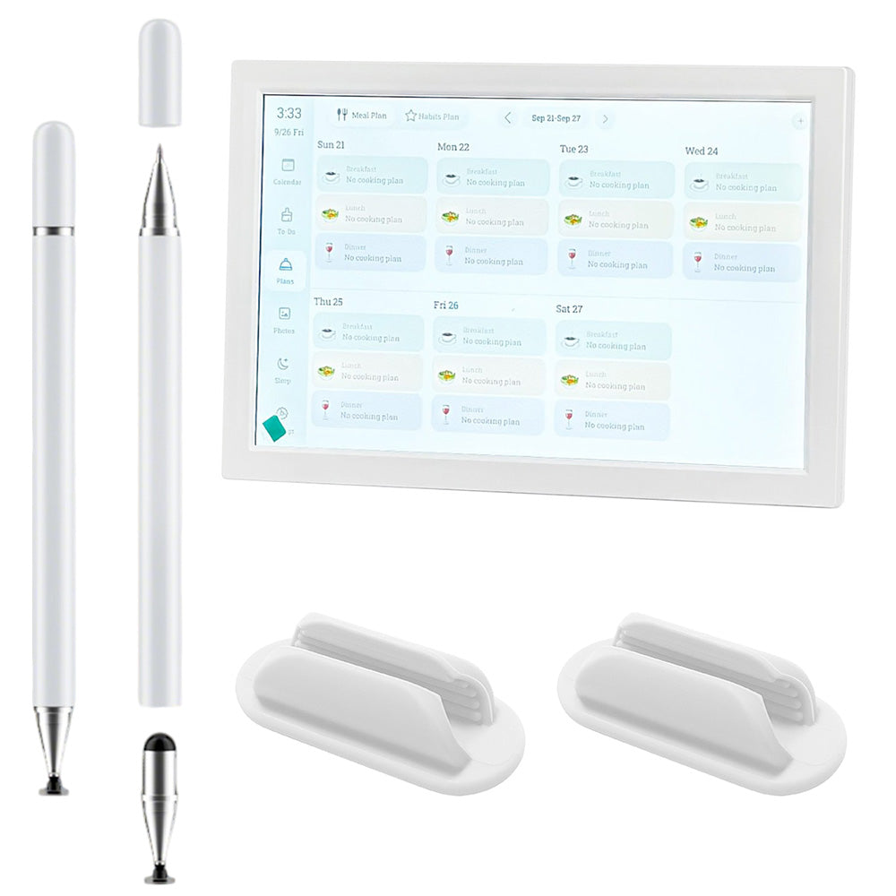 10.1 Inch Smart Digital Calendar with Touch Screen Family Planner Wall Tablet with Stylus Pens
