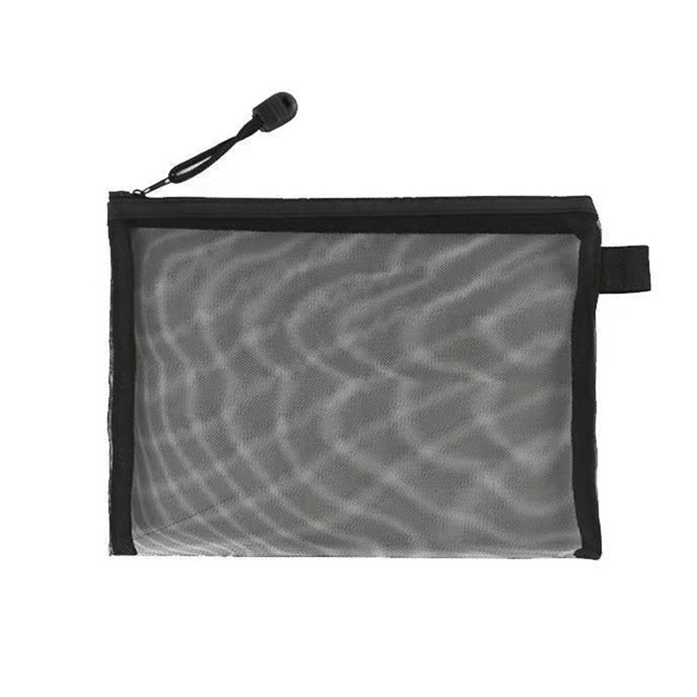 8 Piece Black Mesh Travel Organizer Bag Set in 4 Sizes