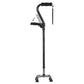 Adjustable Walking Cane With 4-Pronged Base Foldable Cane For Seniors