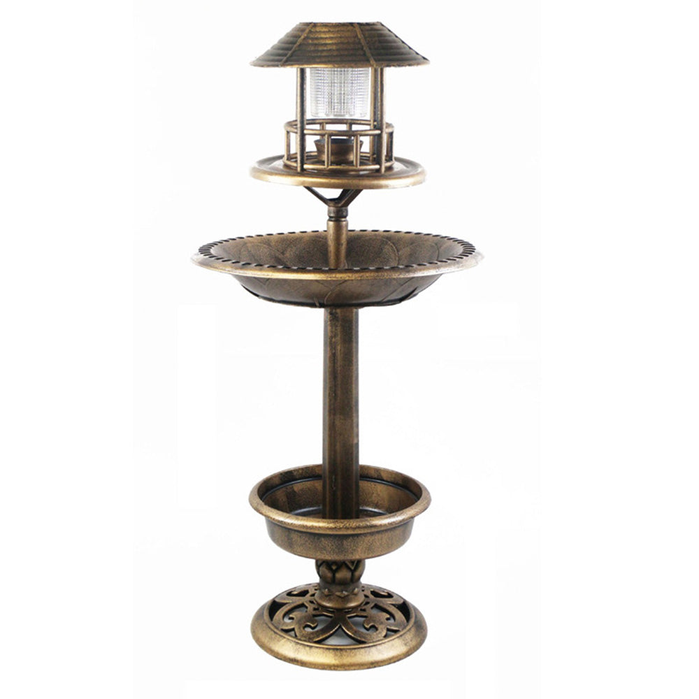 Three in One Solar Bird Bath Feeder