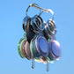 6 Pack TPU Airtag Protective Case with Key Ring Anti Scratch Full Body Transparent Cover for Apple Airtags