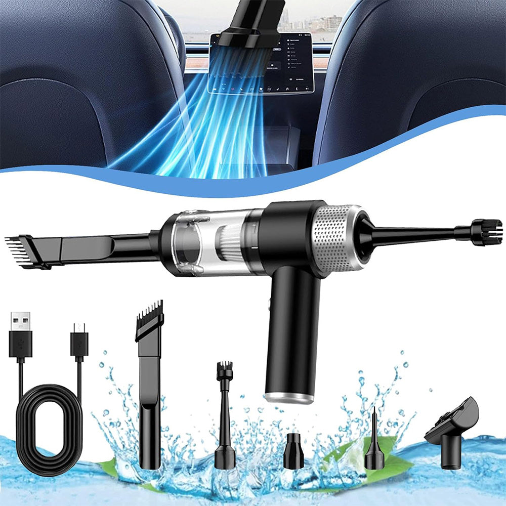 4 in 1 Handheld Cordless Vacuum Cleaner Home and Car Dust Blower Mini Air Duster