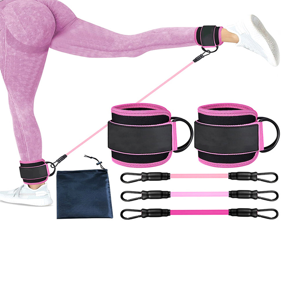 Ankle Resistance Bands With Cuffs TPE Booty Workout Equipment For Working Out