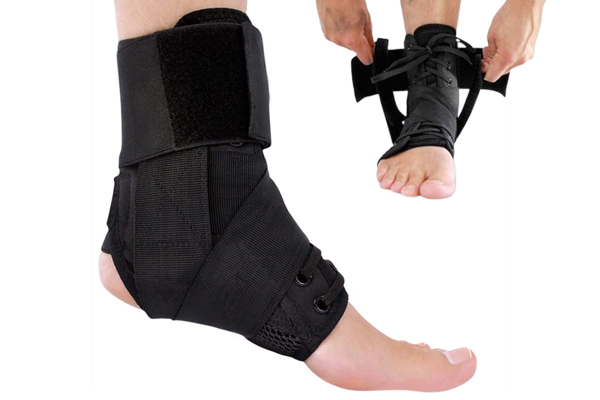 Adjustable Lace Up Ankle Strap Support for Sports Running Basketball
