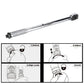 3Pcs 1/2 Inch Adjustable Torque Wrench