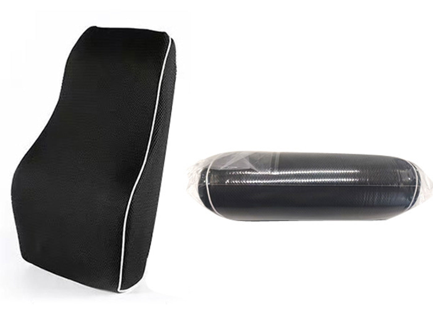 Ergonomic Lumbar Back Support Cushion Memory Foam Backrest with Adjustable Strap