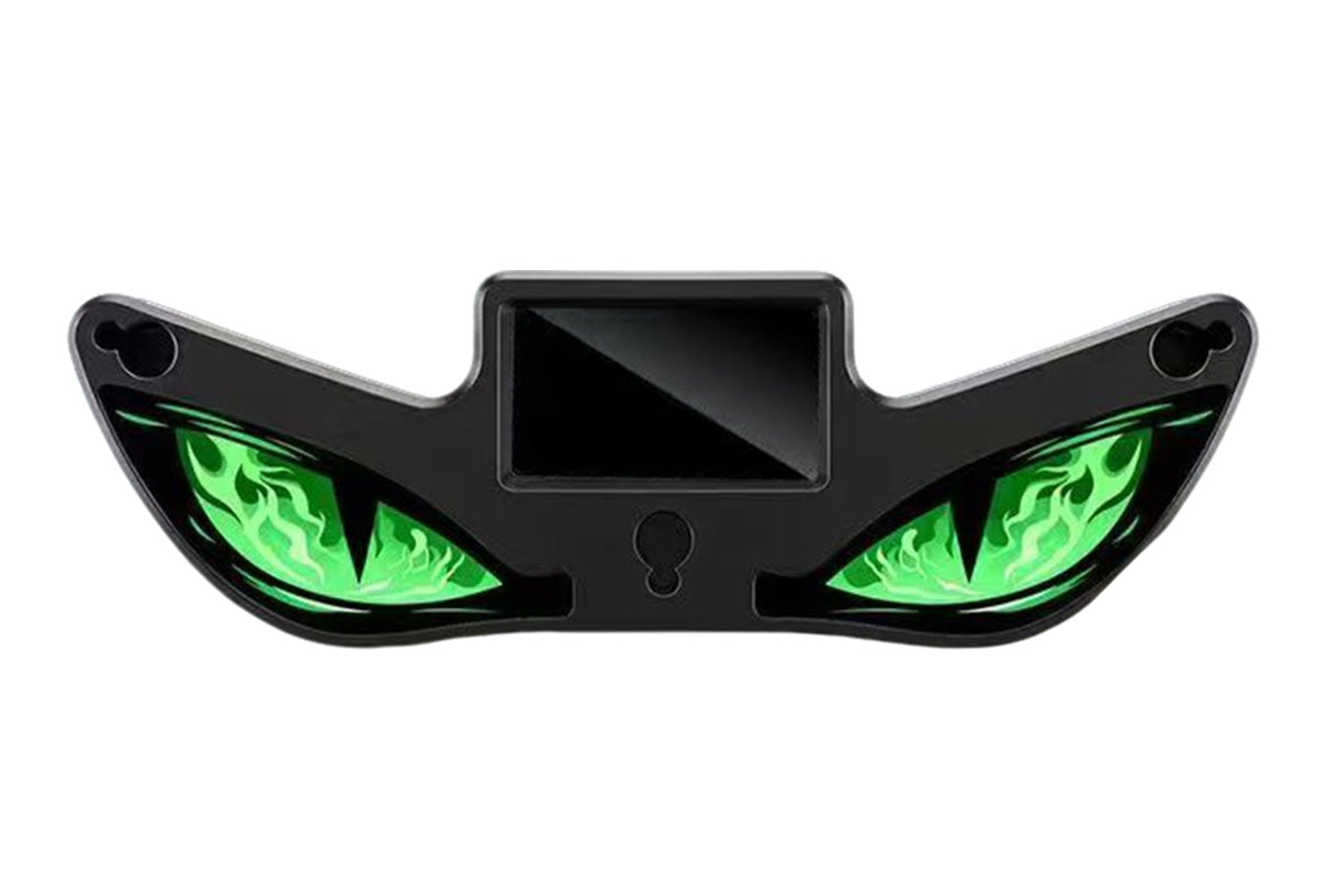 Solar Powered Devil Eyes Car Dynamic Light Car Decal Car Window Interior Decoration