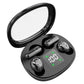 2 Pairs Wireless Earbuds Bluetooth Earphones with LED Digital Display Charging Case