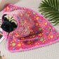Pet Mat Paw Print Cat Dog Puppy Fleece Soft Pet Blanket Bed Cushion-Pink