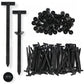 200Pcs Nylon Universal Cable Tie Buckle Zip Tie for Car Repair Wire Bundling