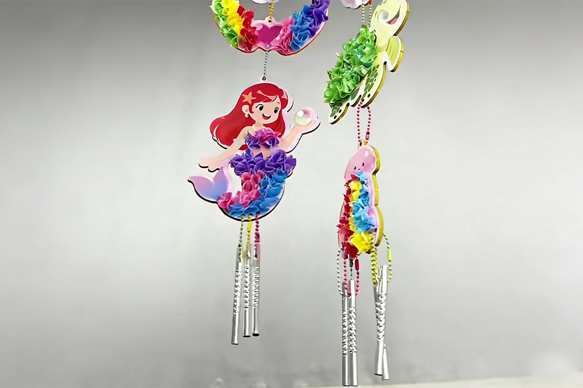 Kids Poke-Fun Art DIY Craft Kit Magical Princess Handmade Dress-Up Toy Set