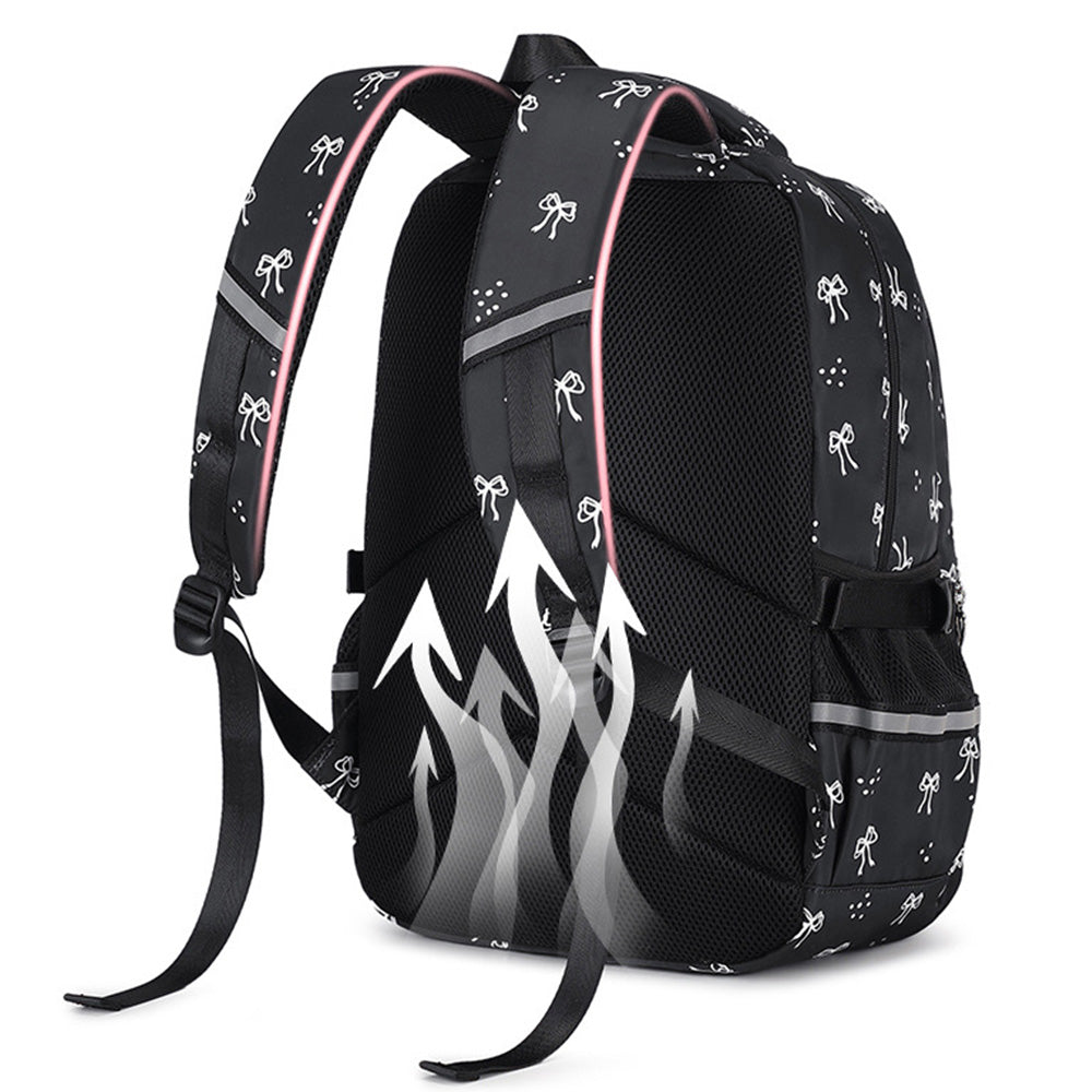 3 Piece Girls School Backpack Set with Lunch Bag Pencil Case