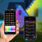 Solar Powered Christmas APP Control Smart Eave Lights Xmas Permanent Outdoor String Lights