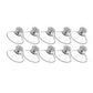 10Pcs Strong Suction Cups 41mm Clear PVC Plastic Sucker Pads with M4 Screw Rod