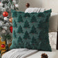 Christmas Pillow Covers 45x45cm Soft Plush Xmas Tree Throw Pillow Cases(No Insert)